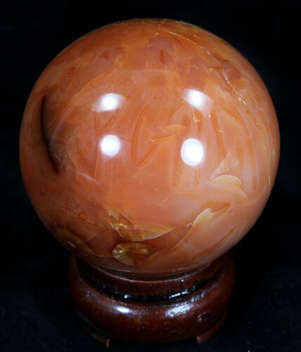 Colorful Carnelian Agate Sphere #32091